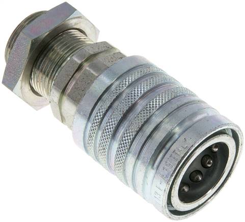 Schott-Steckkupplung ISO7241-1A, Muffe Baugr.3, 18 L (M26x1,5)