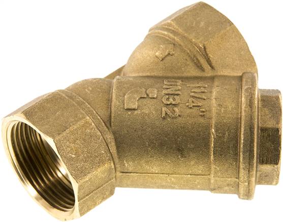 Schmutzfänger G 1-1/4", -0,99 bis 20bar, Messing, Typ F