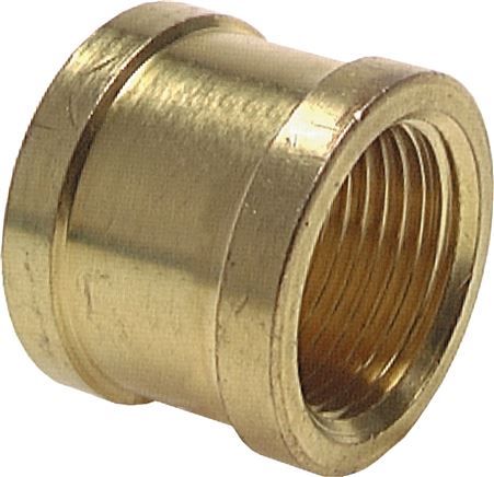 Rundmuffe G 1-1/2"-G 1-1/2", Messing