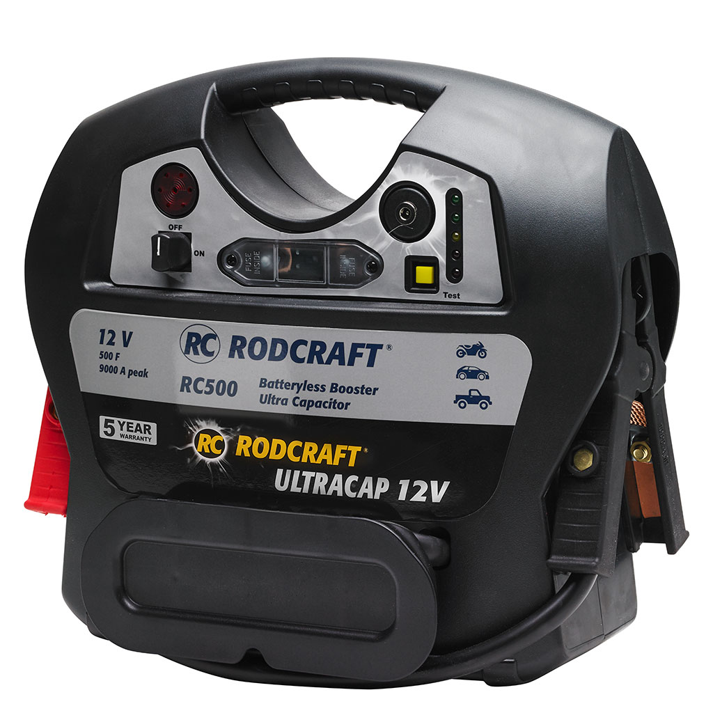 Rodcraft Ultrakondensatoren-Booster RC500 - Starthilfe