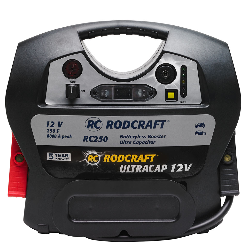 Rodcraft Ultrakondensatoren-Booster RC250 - Starthilfe