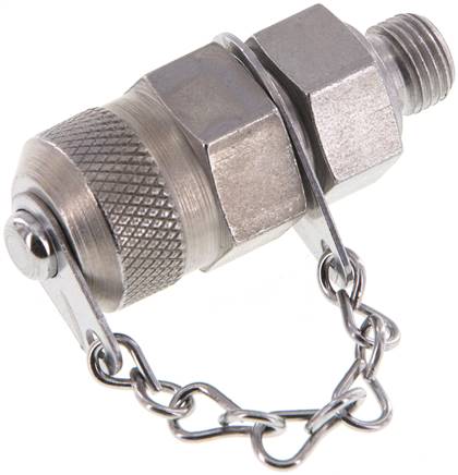 Messanschluss M16x2 - M 10x1 (AG), Stahl verzinkt