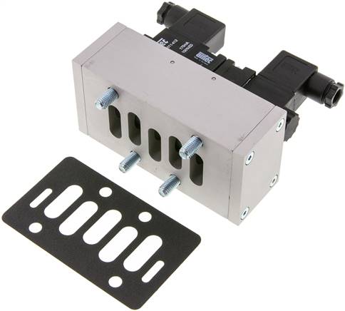 ISO-Ventil (Größe 3), 5/2-Wege Impulsventil, 115 V AC