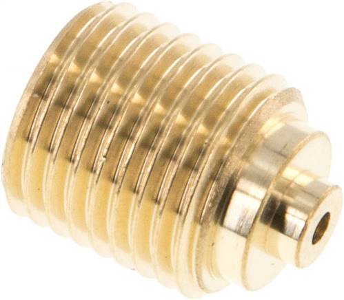 Manom.-Reduzierung G 1/4"(AG)-G 1/8"(IG). Messing, 15mm