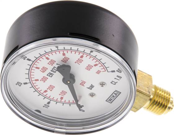 Manometer senkrecht (ST/Ms), 63mm, 0 - 60 bar, G 1/4"