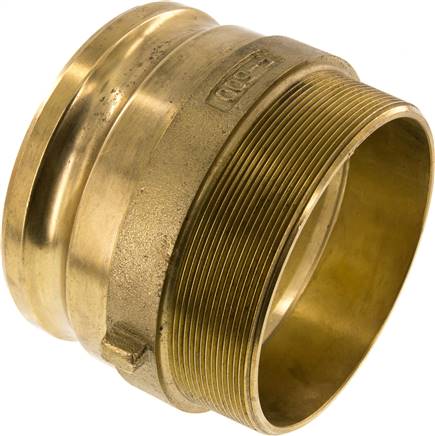 Kamlock-Stecker (F) R 5"(AG), Messing