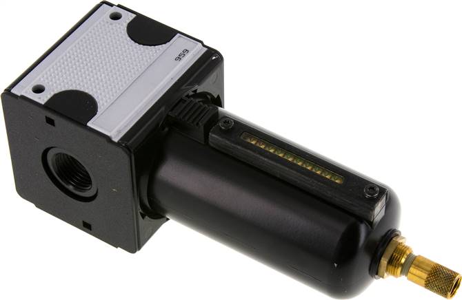 MULTIFIX Filter, G 1/2", Baur. 2, Metallbehälter mit Sichtrohr, Metallbehälter, Kondensatablass automatisch