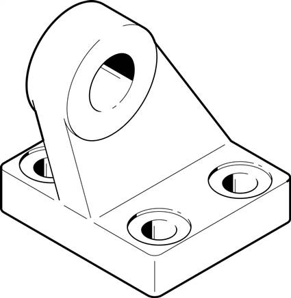 FESTO LBZS-40 (33844) Lagerbock
