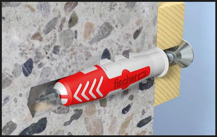 FISCHER Dübel, DUOPOWER 8x40, 100er Pack