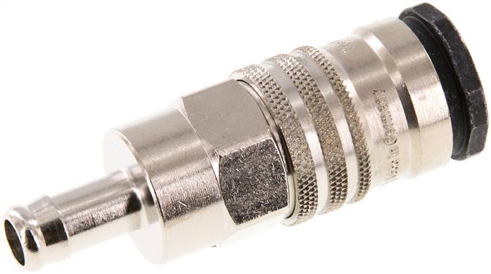 Schnellkupplung (NW10) 10mm Schlauch, Messing / Stahl