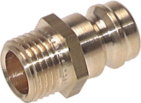 Temperierkupplungsstecker 13mm Zapfen,M 16x1,5(AG)