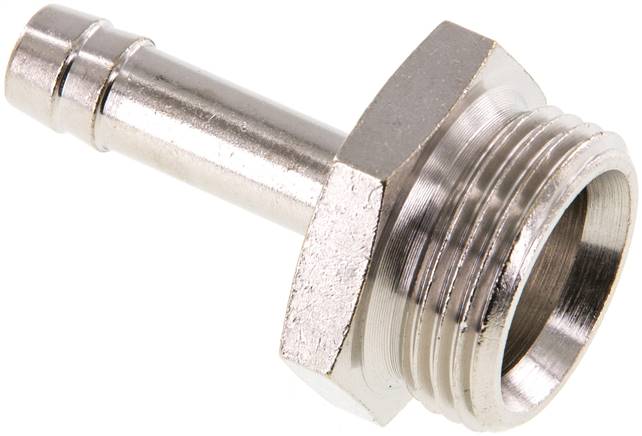 Gewindetülle G 3/4"-9 (3/8")mm, Messing vernickelt