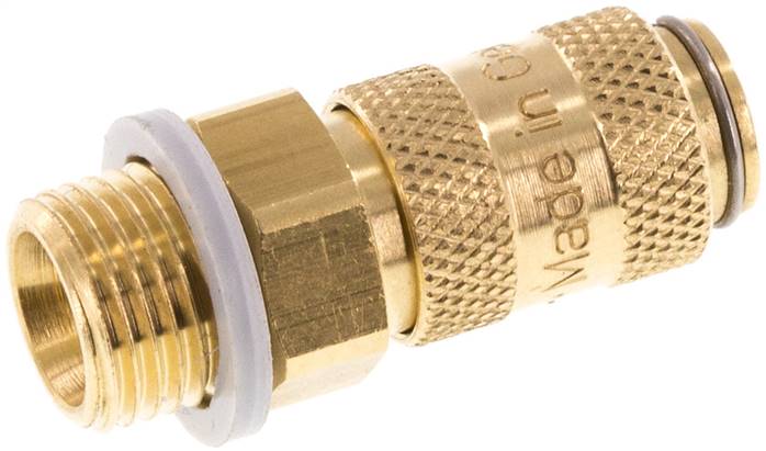 Schnellkupplung (NW2,7) G 1/8"(AG), Messing