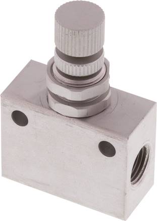 Block-Drosselrückschlagventil, G 1/8", Kompakt