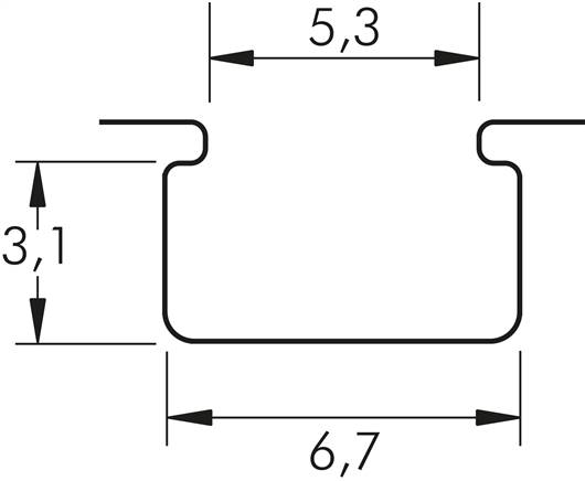 T-Nut (5mm) Zylinderschalter, 2-Leiter-Reed-Sensor, gelbe LED Typ ZSA 12-M8
