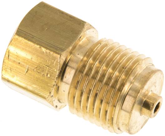 Manom.-Reduzierung G 1/2"(AG)-G 1/8"(IG). Messing, 35mm