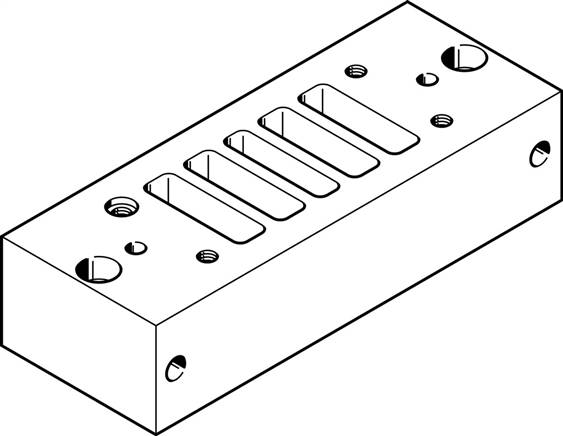 FESTO CAU-1/2 (5802) Anschlussplatte