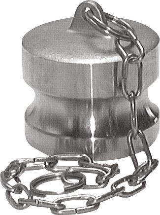 Kamlock-Verschlussstecker (DP) 3", Aluminium