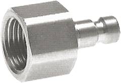 Kupplungsstecker (NW2,7) M 5(IG), Edelstahl