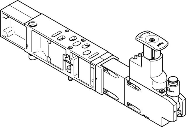 FESTO VABF-S4-1-R1C2-C-6E (549876) Reglerplatte