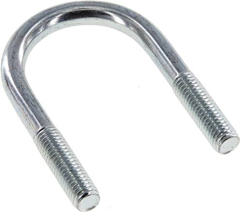 Rundstahlbügel, M 8, 33,7mm, Stahl verzinkt