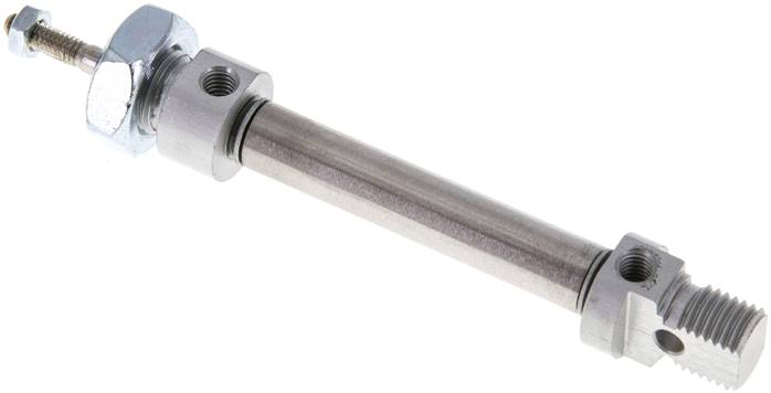 ISO 6432-Zylinder, doppeltwirkend, Kolben 8mm,Hub 25mm