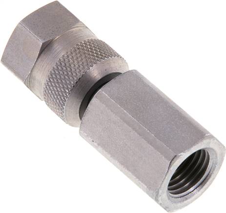 Manometeranschluss M 16x2 (IG) - NPT 1/4", Stahl verzinkt