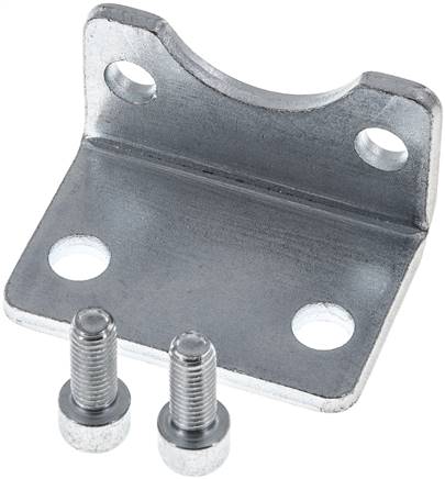 ISO 15552-Fußwinkel 50 mm, Stahl verzinkt