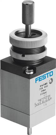FESTO H-4/3-M5 (7334) Tasthebelventil