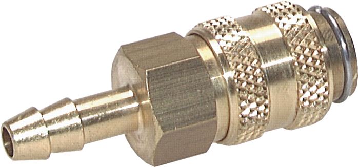 Schnellkupplung (NW5) 9 (3/8")mm Schlauch, Messing