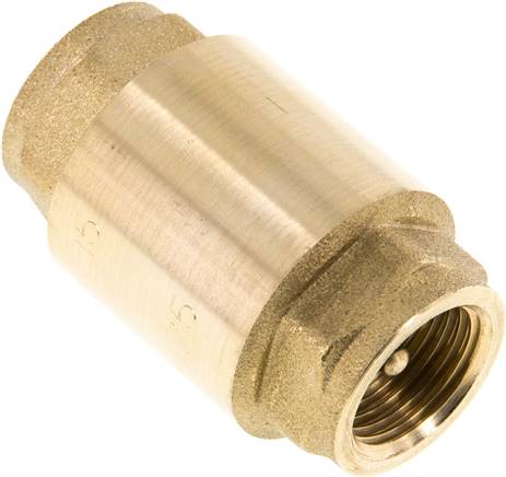 Rückschlagventil (Vakuum), G 1/2", PN 25, Messing