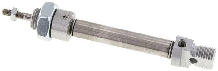 ISO 6432-Zylinder, einfachwirkend, Kolben 8mm, Hub 25mm