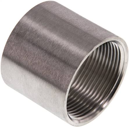 Rundmuffe Rp 1-1/2"-Rp 1-1/2", 1.4408
