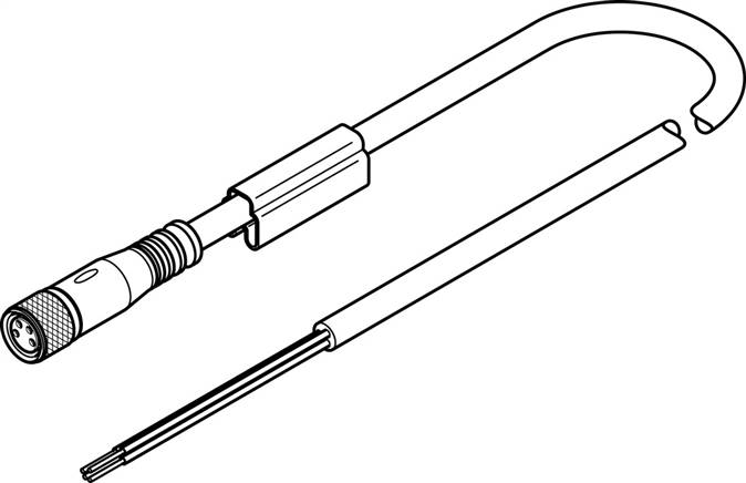 FESTO NEBU-M8G4-K-9-LE4 (8003130) Verbindungsleitung