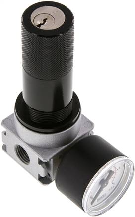 MULTIFIX Druckregler, G 1/4", 0,1 - 3bar, Baureihe 0, 600 l/min, abschließbar