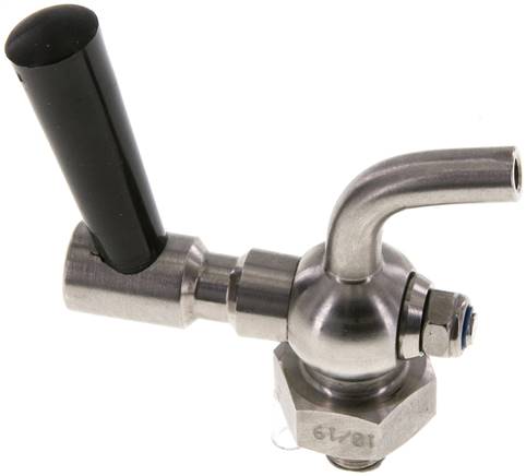 Edelstahl-Ablasshahn G 1/8", PN 6