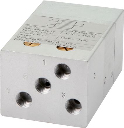 Zweihand-Sicherheitsblock G 1/8", 3/2-Wege (NC) Typ SZ 18 310 B