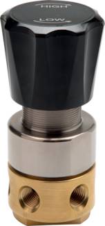 Hochdruck-Druckminderer, NPT 1/4", 0,2 - 17 bar, Messing