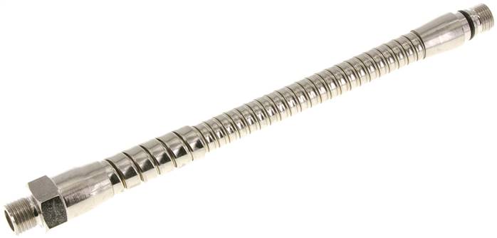 Metall-Kühlmittelschlauch 200mm, G 1/4" M 12 x 1