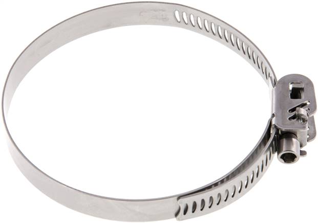 12mm Sicherheitsschlauchschelle 80 - 110mm, Edelstahl
