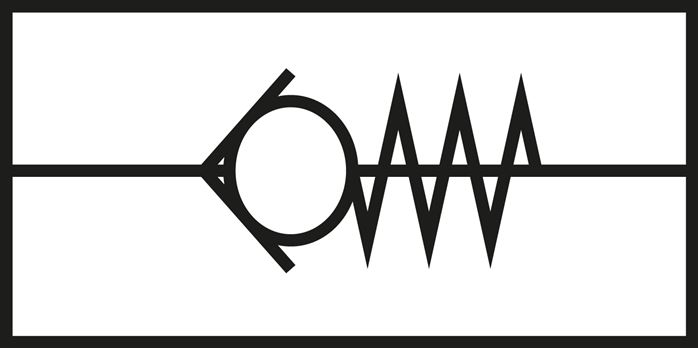 Rückschlagventil, PVC-U / FKM, Rp 3/8"