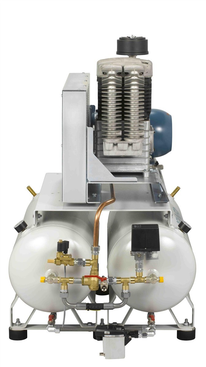 RENNER Riko 960/2x90 compressore industriale a pistoni 10 bar - sistema di caldaie zincate esente da TÜV/ZÜS!
