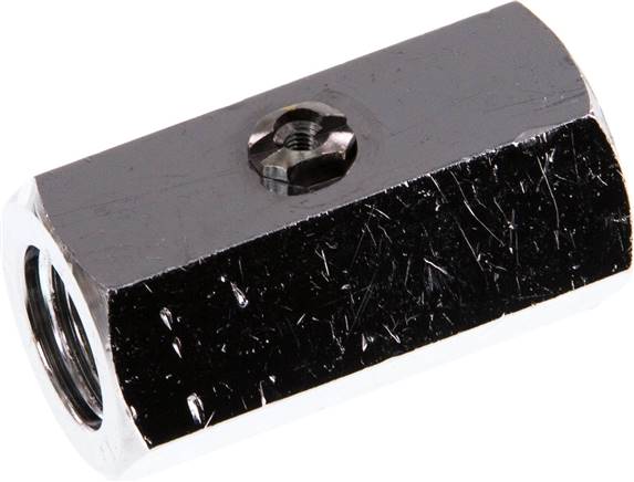 Messing-Minikugelhahn G 1/4" Innengewinde, PN 15, Schraubendreher betätigung