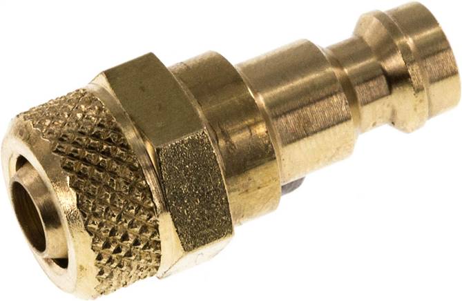 Kupplungsstecker (NW5) 8x6mm Schlauch, Messing