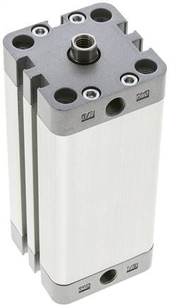 ISO 21287-Zylinder, doppeltw., Kolben 40mm, Hub 80mm, Kolbenstange mit IG