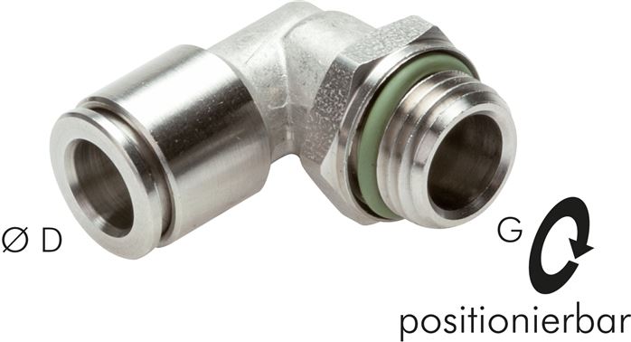 Winkel-Steckanschluss, pos. G 1/2"-10mm, IQS-Edelstahl