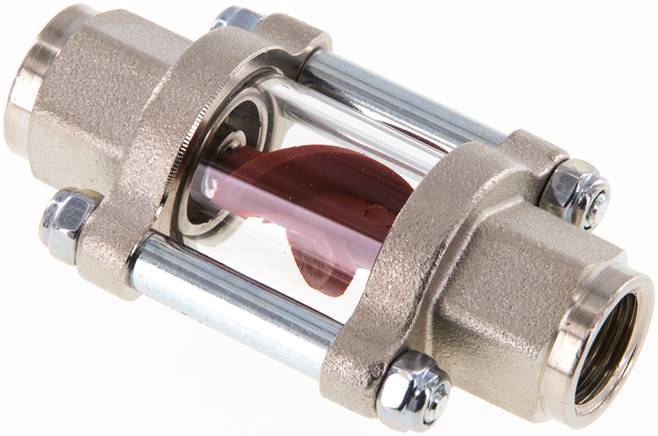 Flügelrad-Durchflussanzeige G 1/4", 0,6 - 3 l/min