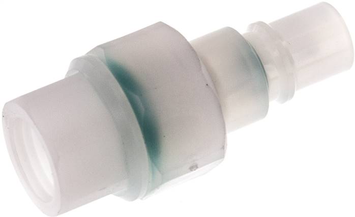 Kupplungsstecker (NW7,2) G 1/4", PVDF absperrend (IG)