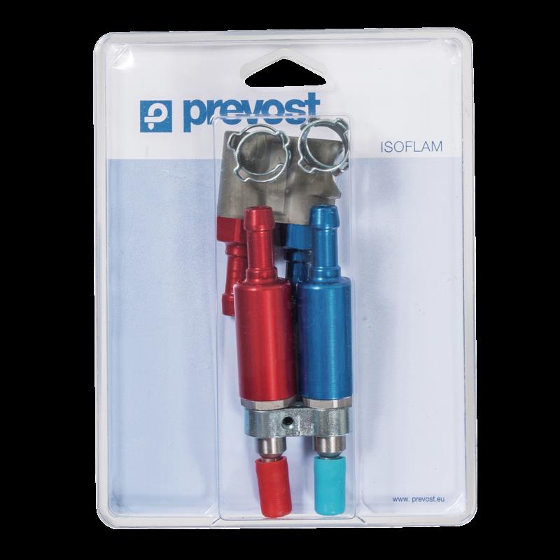 PREVOST Doppelte Sicherheitskupplungen und Nippel Ausgang für Schlauch Ø (mm) 10 x 17