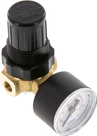Mini-Druckregler G 1/4", 0,1 - 3 bar, nicht rücksteuerbar